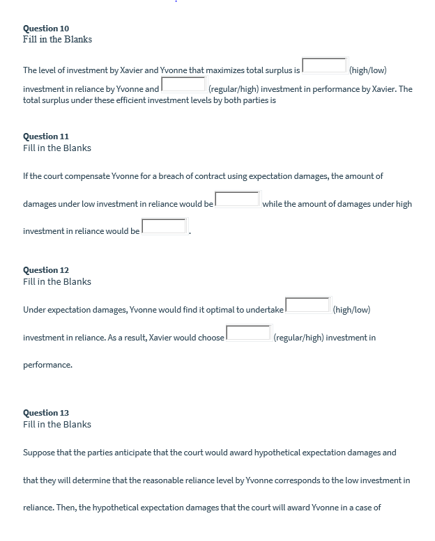 Yvonne contracts with Xavier to build a new