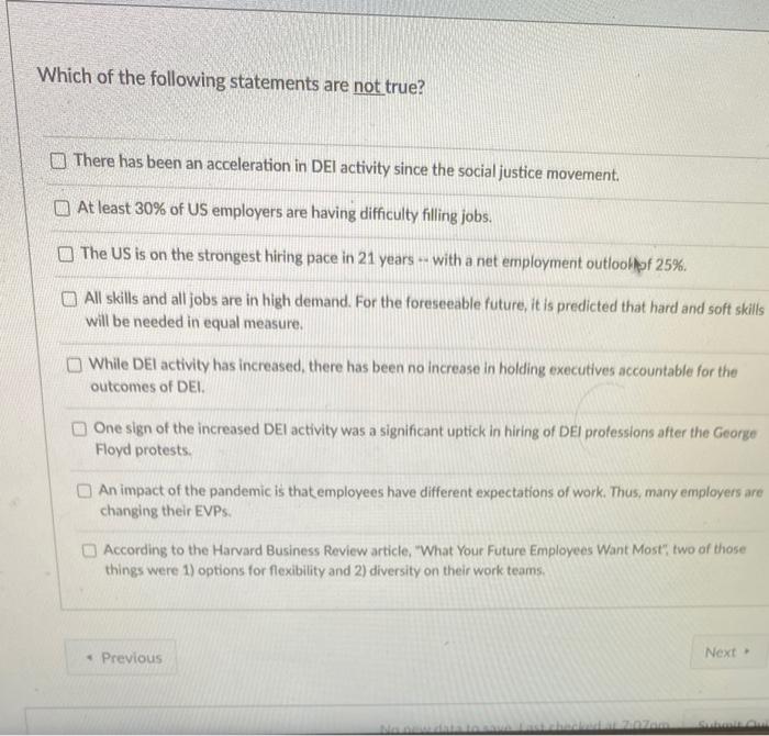 Which of the following statements are not true?