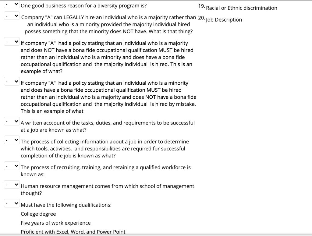 Match the correct answer to the corresponding