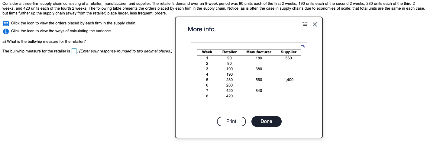 Consider a three-firm supply chain consisting of