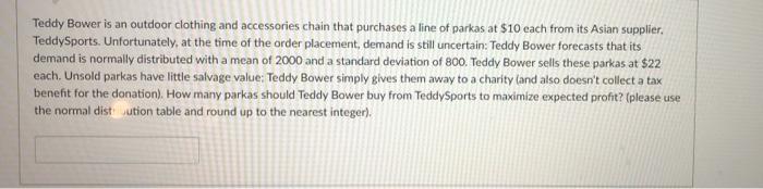 plesse help in next 10 mins Teddy Bower is an