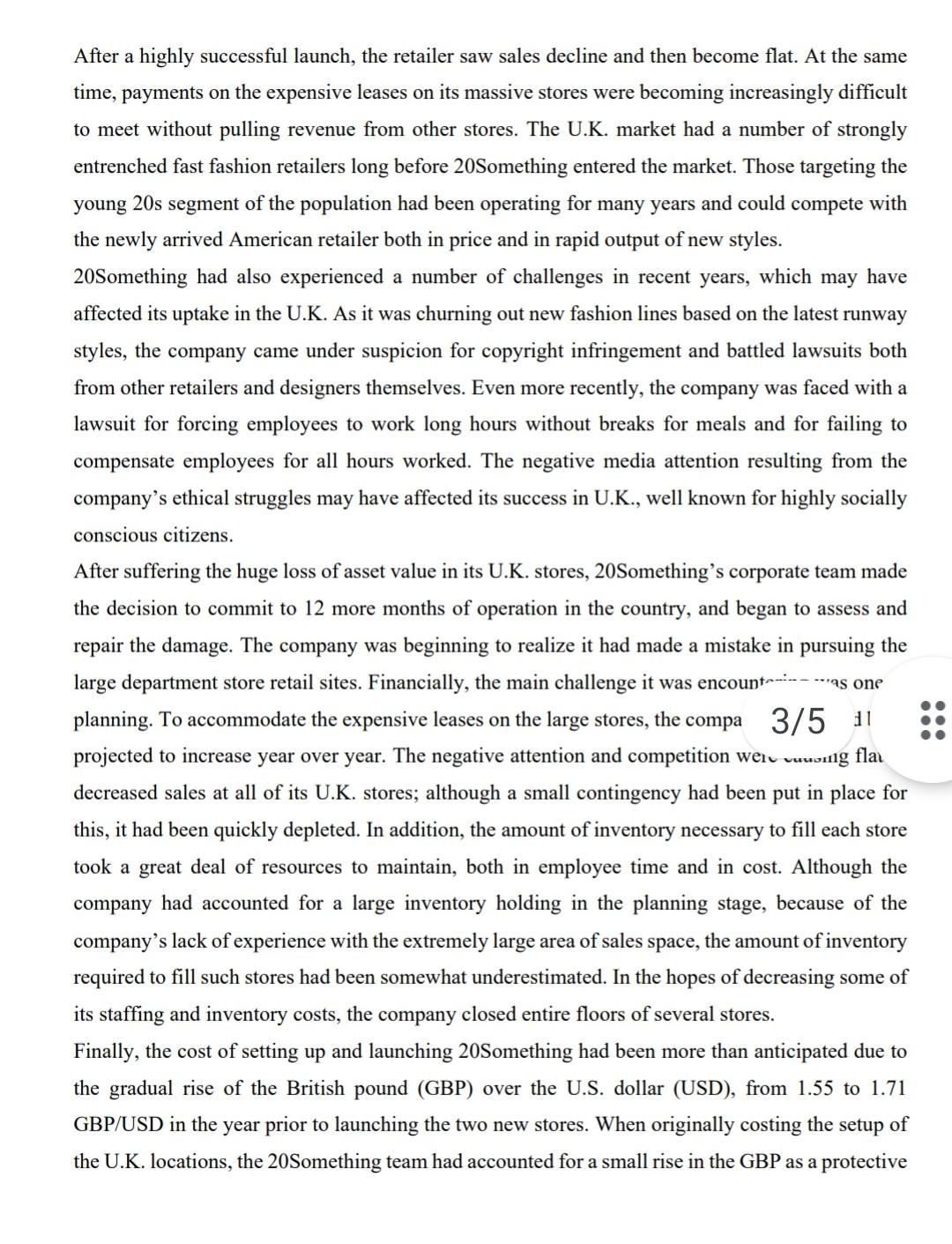 please answer the third questions. Launching with