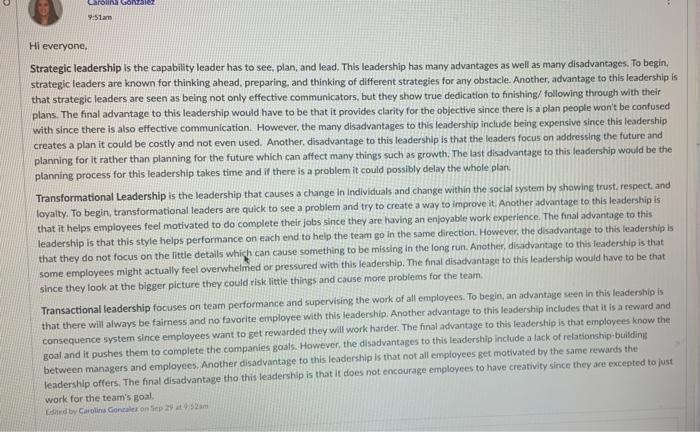 Follow up this posting with your thoghts.