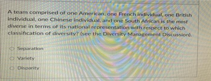 A team comprised of one American, one French