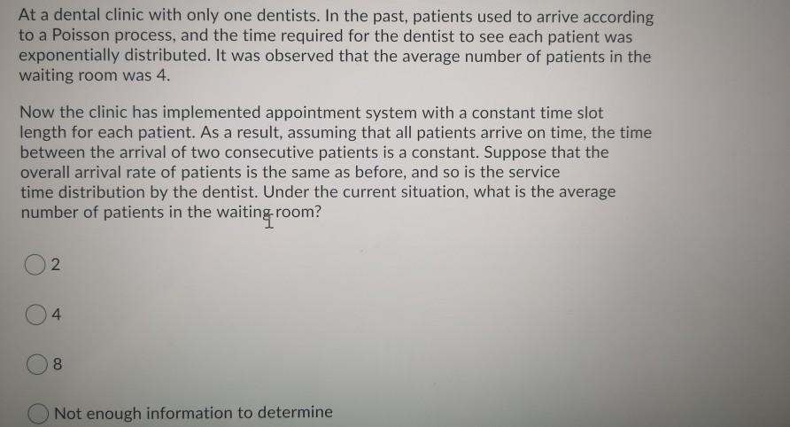 At a dental clinic with only one dentists. In the