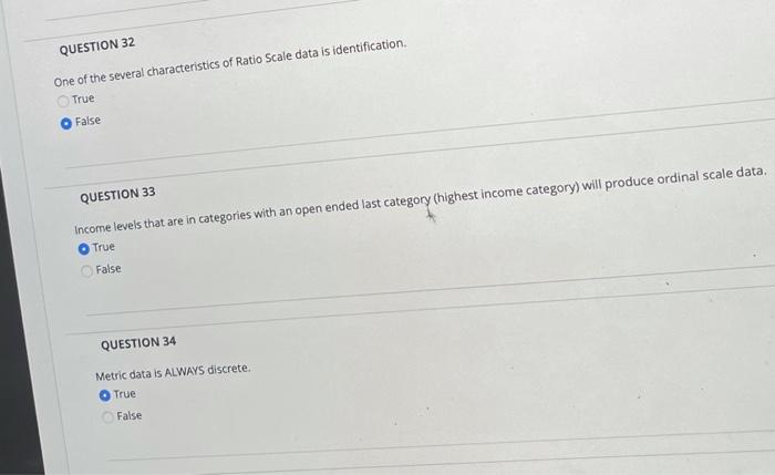 QUESTION 32 One of the several characteristics of