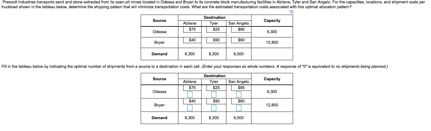 Prescott Industries transports sand and stone
