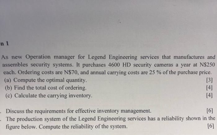 -n 1 As new Operation manager for Legend