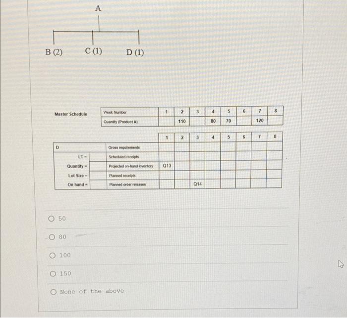 Q13 Q14 Given the following information and the