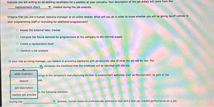 Suppose you are writing an ad seeking candidates