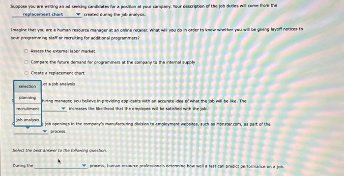Suppose you are writing an ad seeking candidates