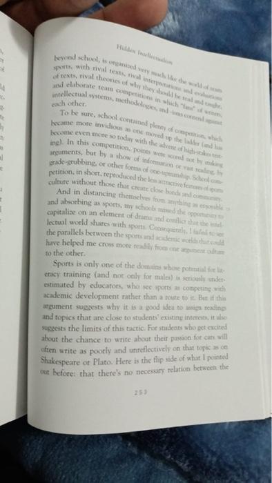 What does Graff mean by street smarts? p248 2.