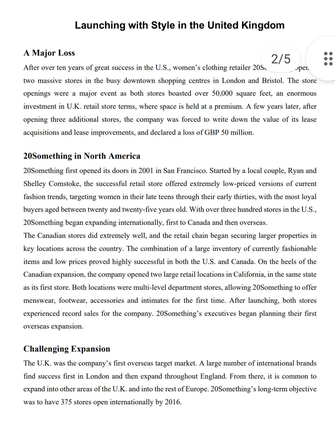 please answer the second question. Launching with