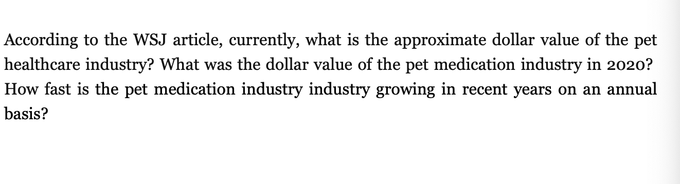 According to the WSJ article, currently, what is