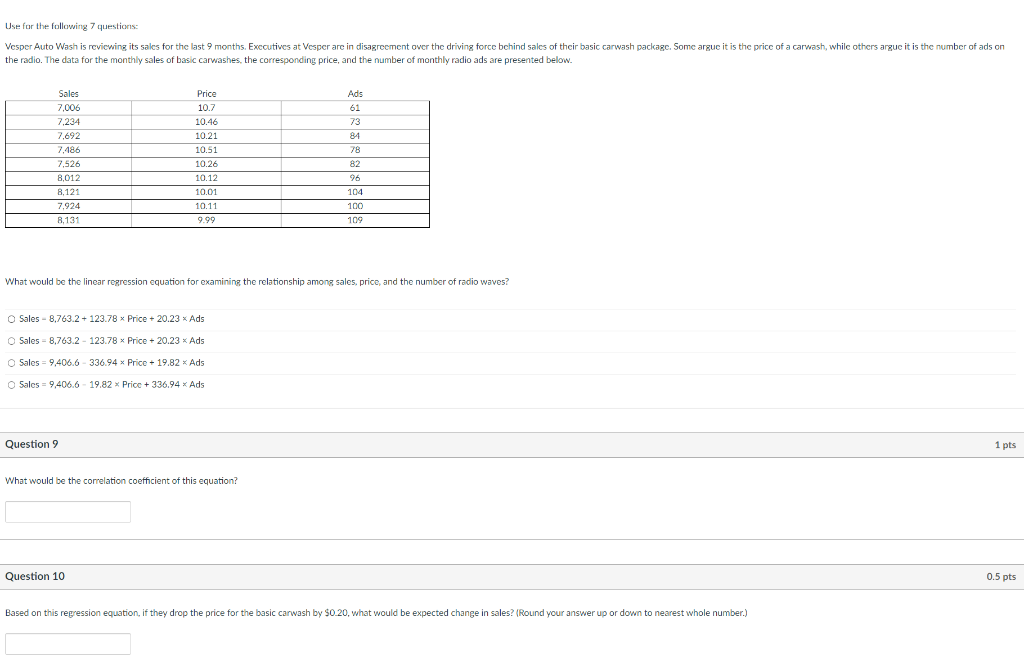 Based on this regression equation, if they