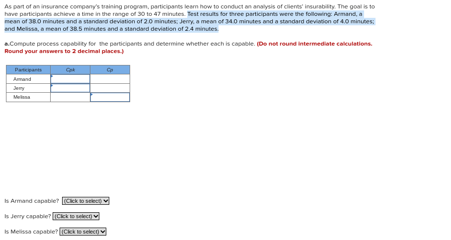 As part of an insurance company's training