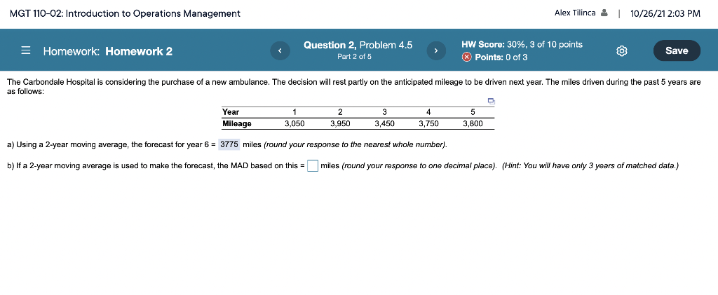 MGT 110-02: Introduction to Operations Management