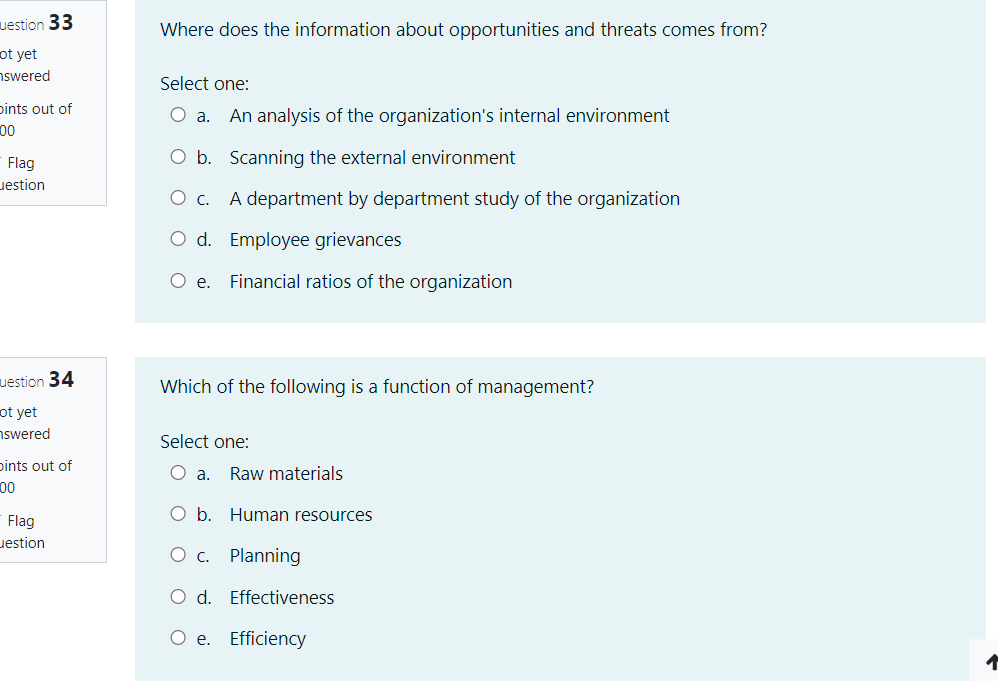 Where does the information about opportunities