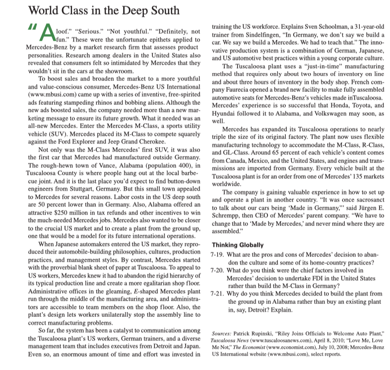 Question: Research on Japanese car companies