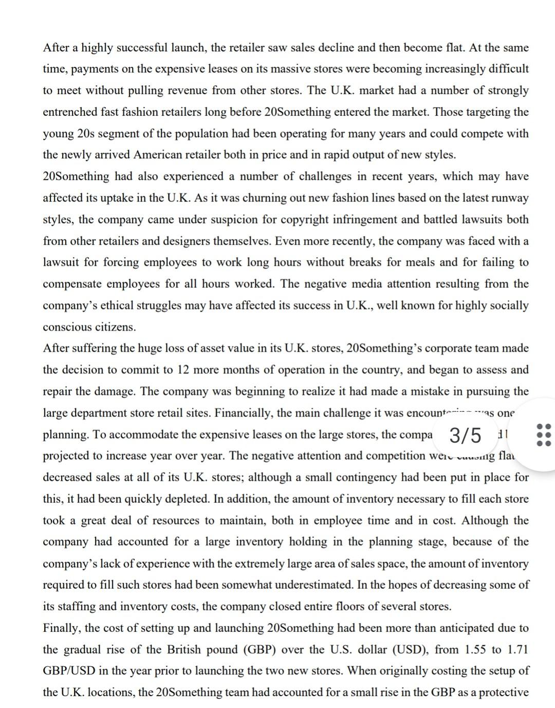 please answer the fourth question. Launching with