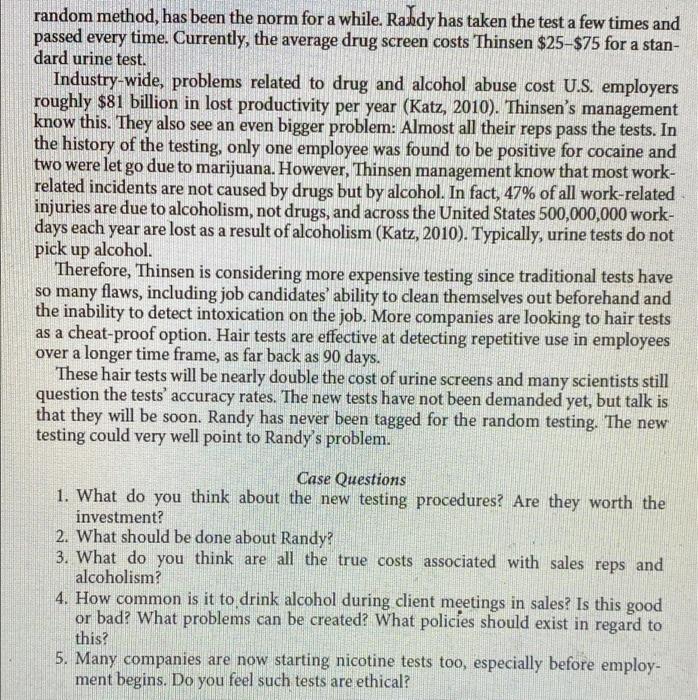 Please help answer question 1 to 5 a CASE 4.2: