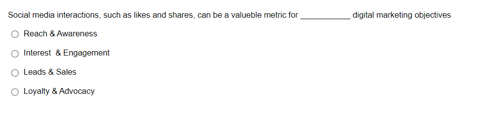 *5 Most important objectives.... except__ *6