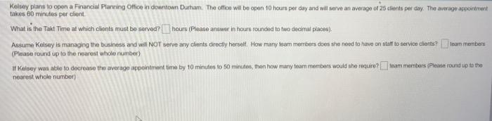 Kelsey plan to open a Financial Planning Office