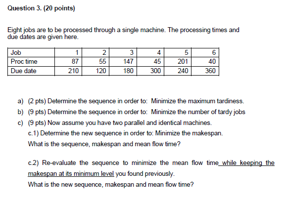 last is 5 last two is 55 Question 3. (20 points)
