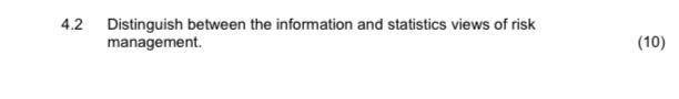 4.2 Distinguish between the information and