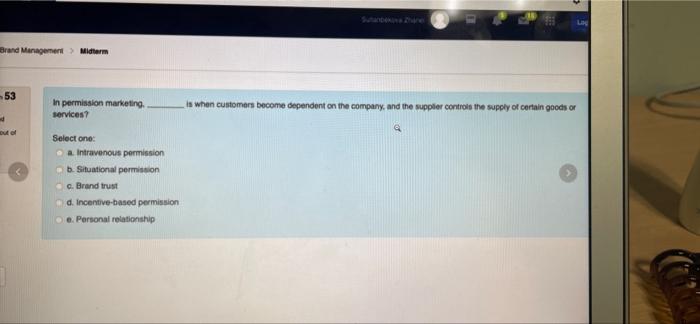 Question 40 When choosing a pricing strategy to