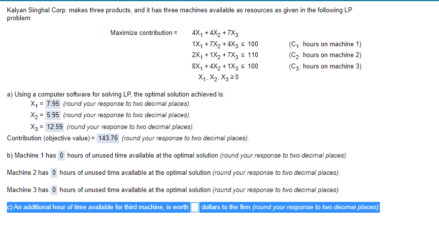 d) An additional 15 hours of time available for