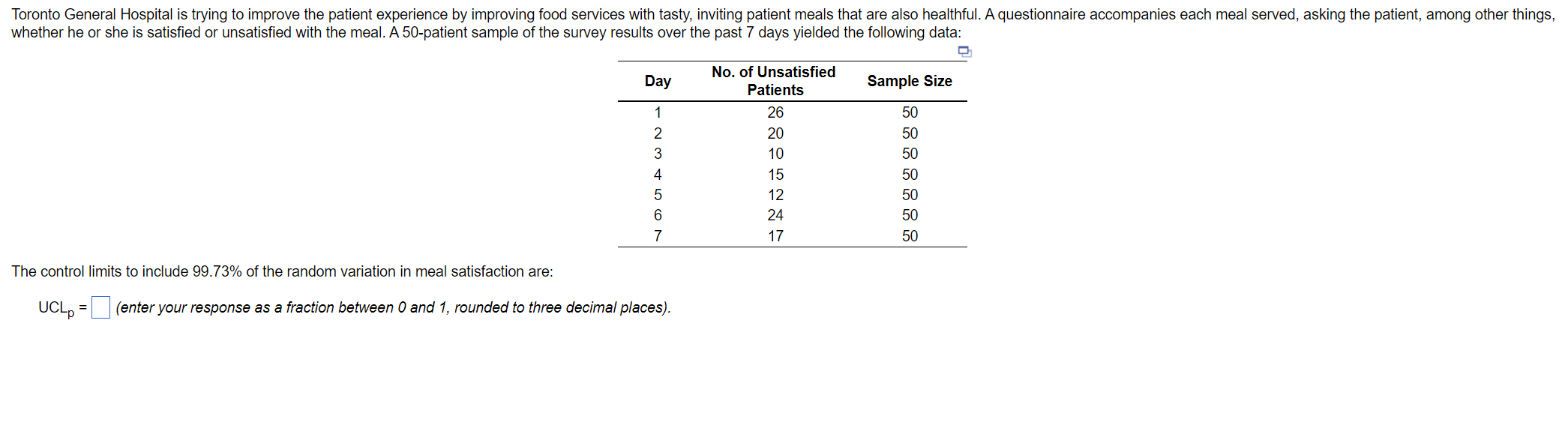The control limits to include 99.73% of the