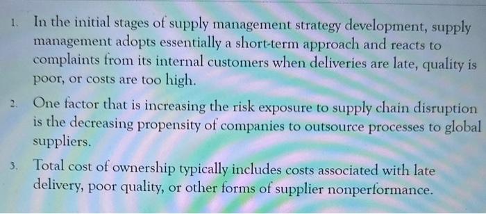 gand maroovooo 1. In the initial stages of supply