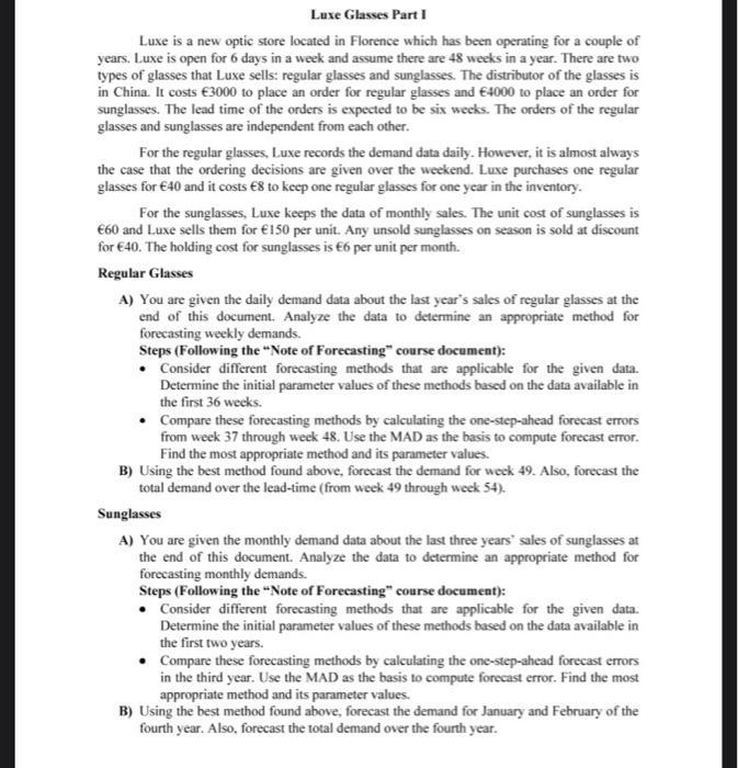 Luxe Glasses Part 1 Luxe is a new optic store