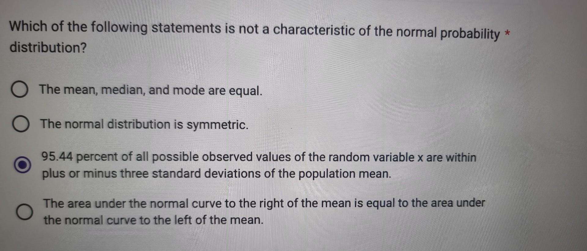 Which of the following statements is not a
