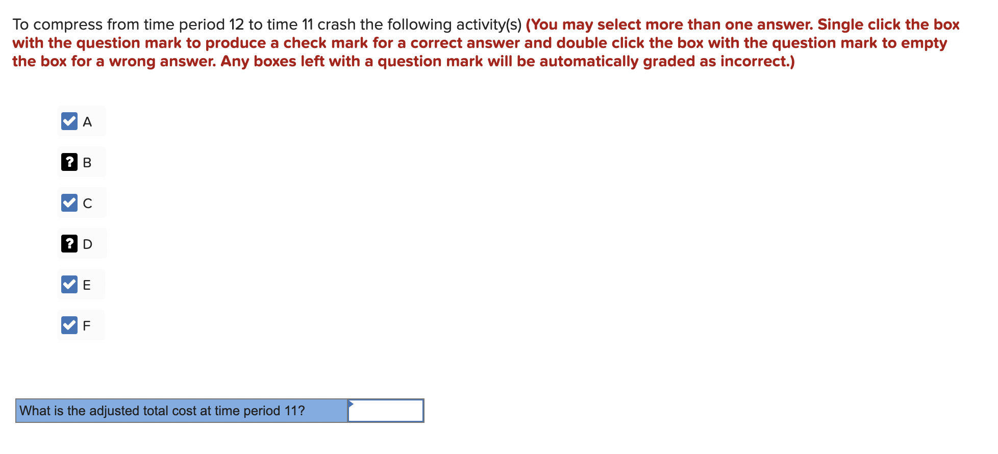 Use the following information to compress