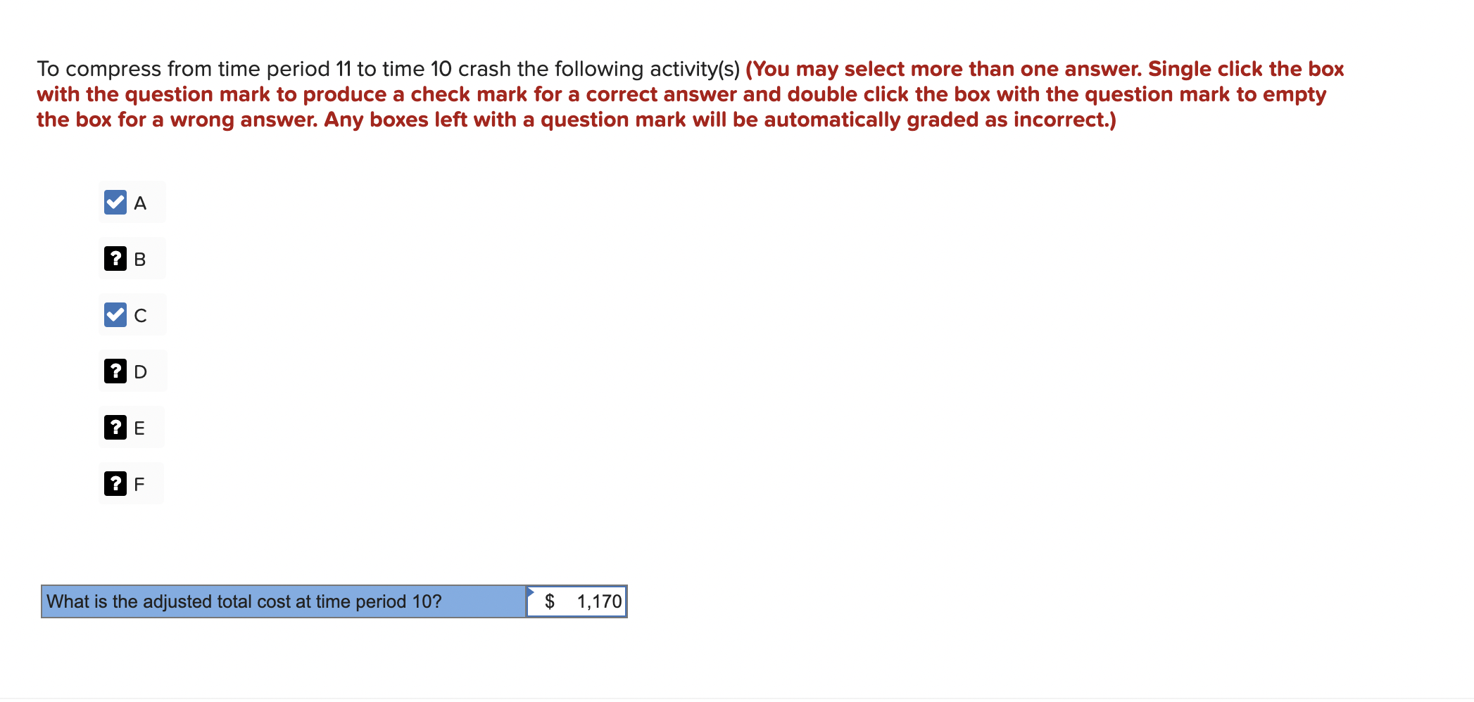 Use the following information to compress