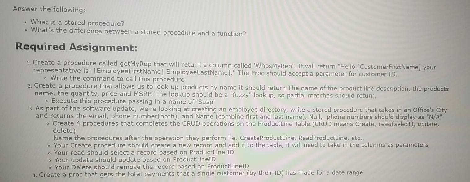 database design and development Answer the