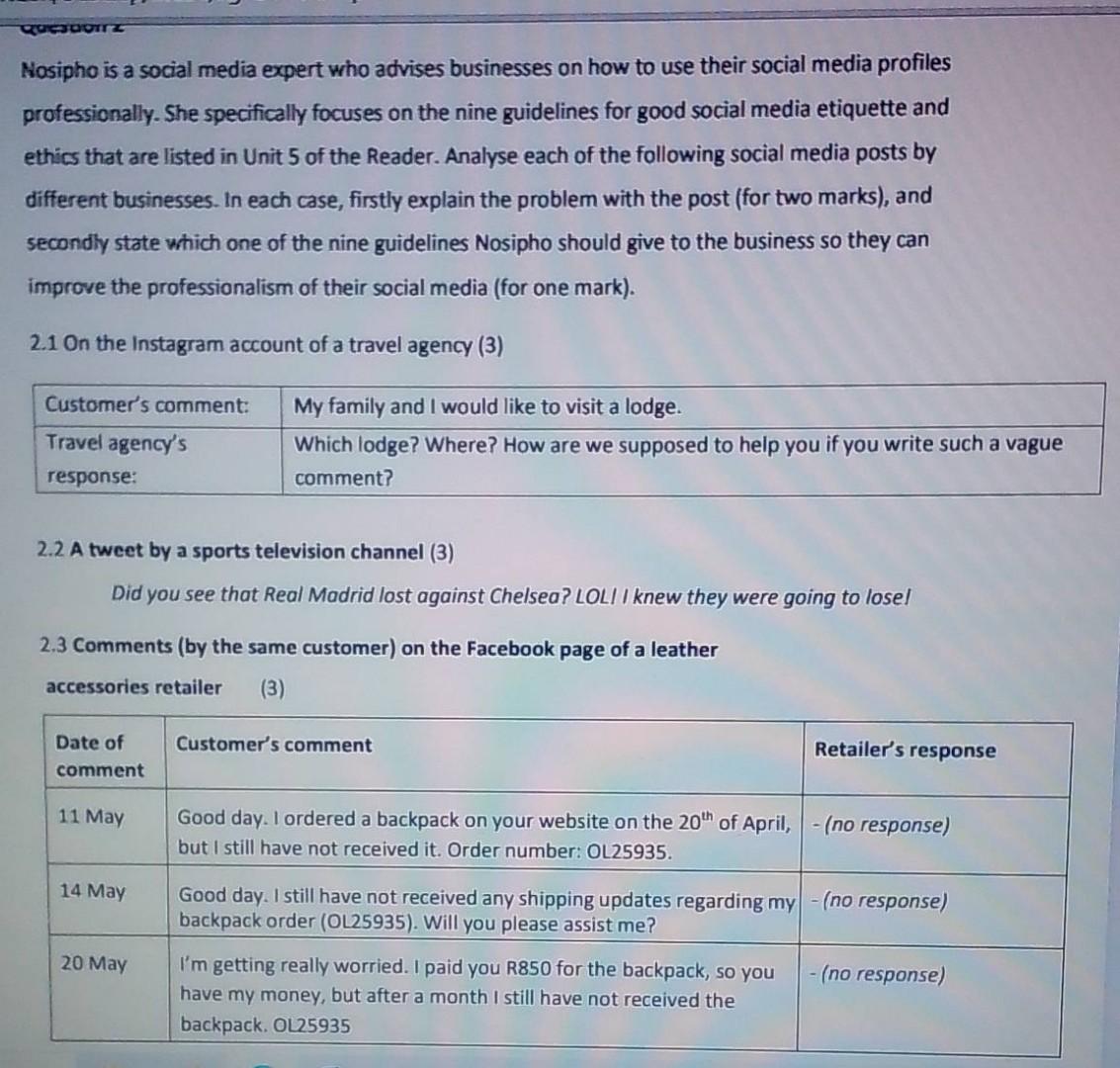 Quora Nosipho is a social media expert who