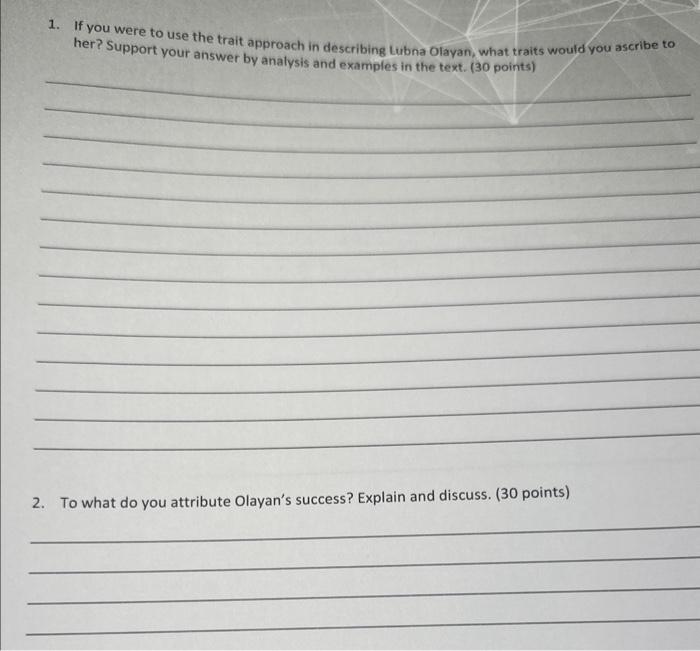 Lubna Olayan leads one of Saudi Arabia's biggest