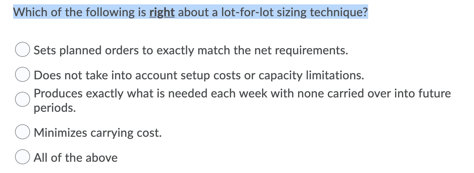 Which of the following is right about a