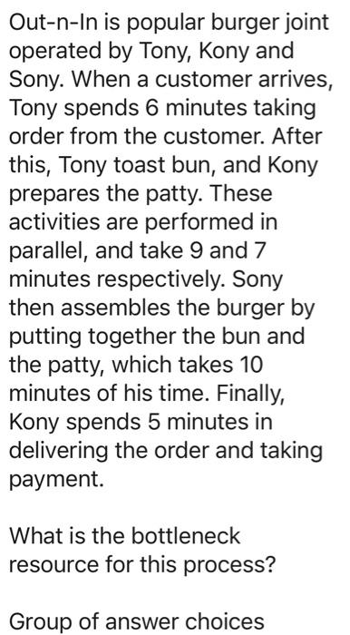 Out-n-In is popular burger joint operated by