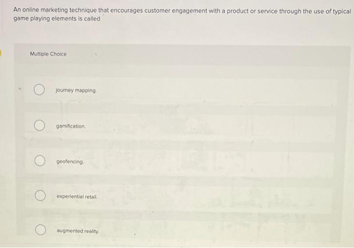 An online marketing technique that encourages