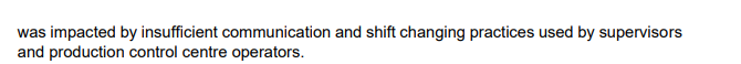 Question 4 Safety Management 4.1 An investigation