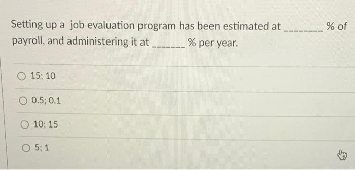 More experienced job evaluators are: more likely
