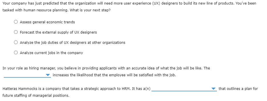 Your company has just predicted that the