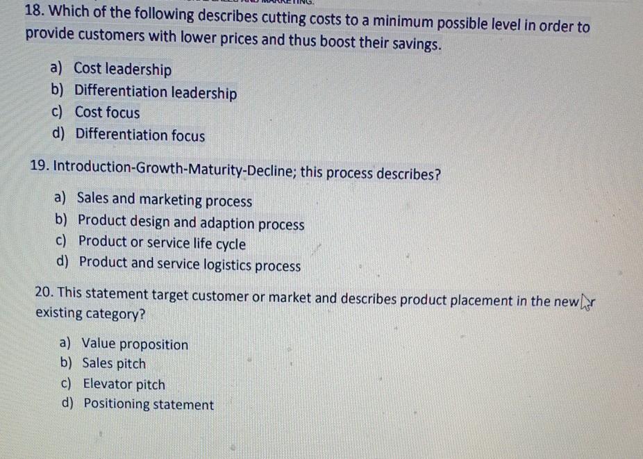 Changes to create a global product or service