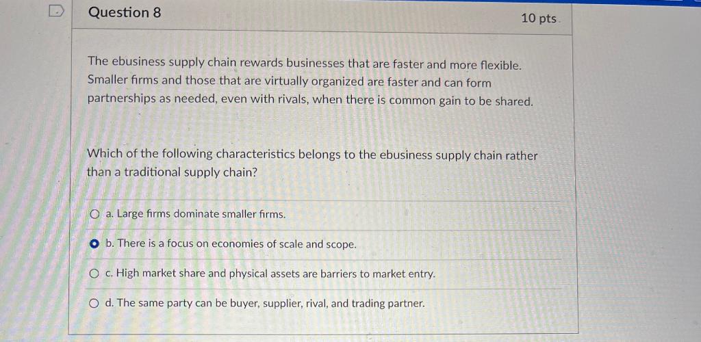 PLEASE ANSWER ALL PARTS! Question 6 10 pts