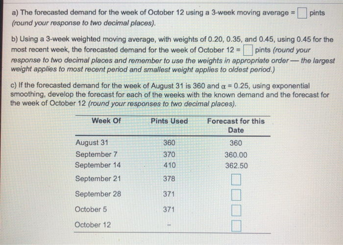 Week Of August 31 September 7 September 14