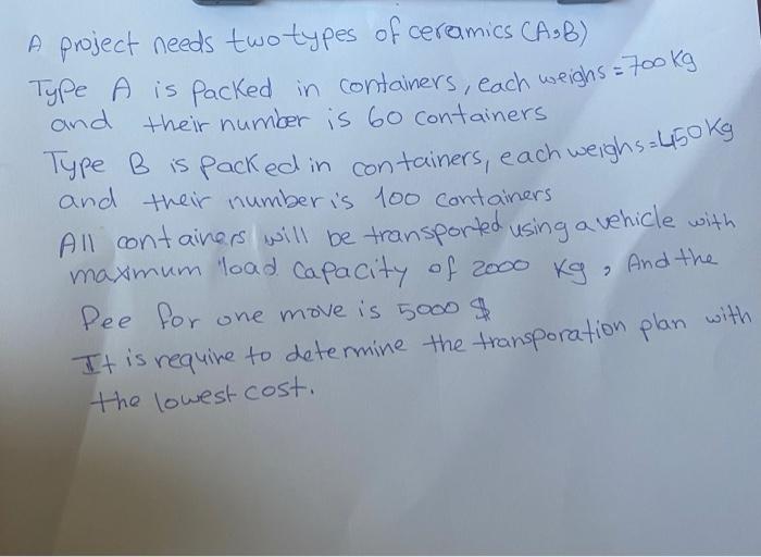 please solve this excersize with full answer A